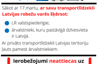 Informācija tiem, kam jāatgriežas Latvijā