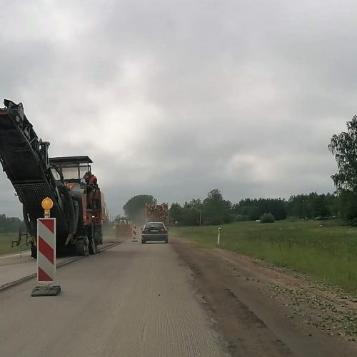 Uzsākti Daugavpils šosejas posma starp Skrīveriem un Aizkraukli atjaunošanas darbi
