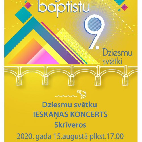 Skrīveros izskanēs ceturtais Latvijas baptistu 9.  Dziesmu svētku ieskaņas koncerts