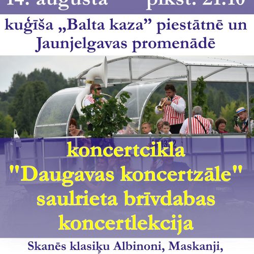 Daugavas krastos – saulrieta koncertlekcija