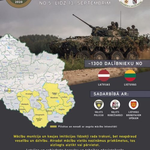 Latvijā notiks militārās mācības