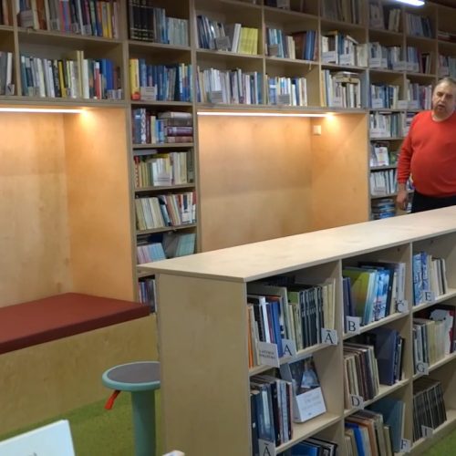 Andreja Upīša Skrīveru vidusskolā atvērta jaunā bibliotēka